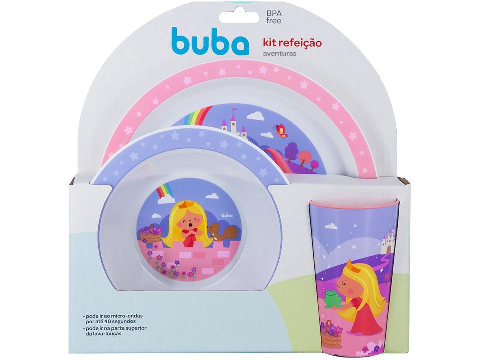Kit Refeição Infantil Buba Aventuras Princesa - 6