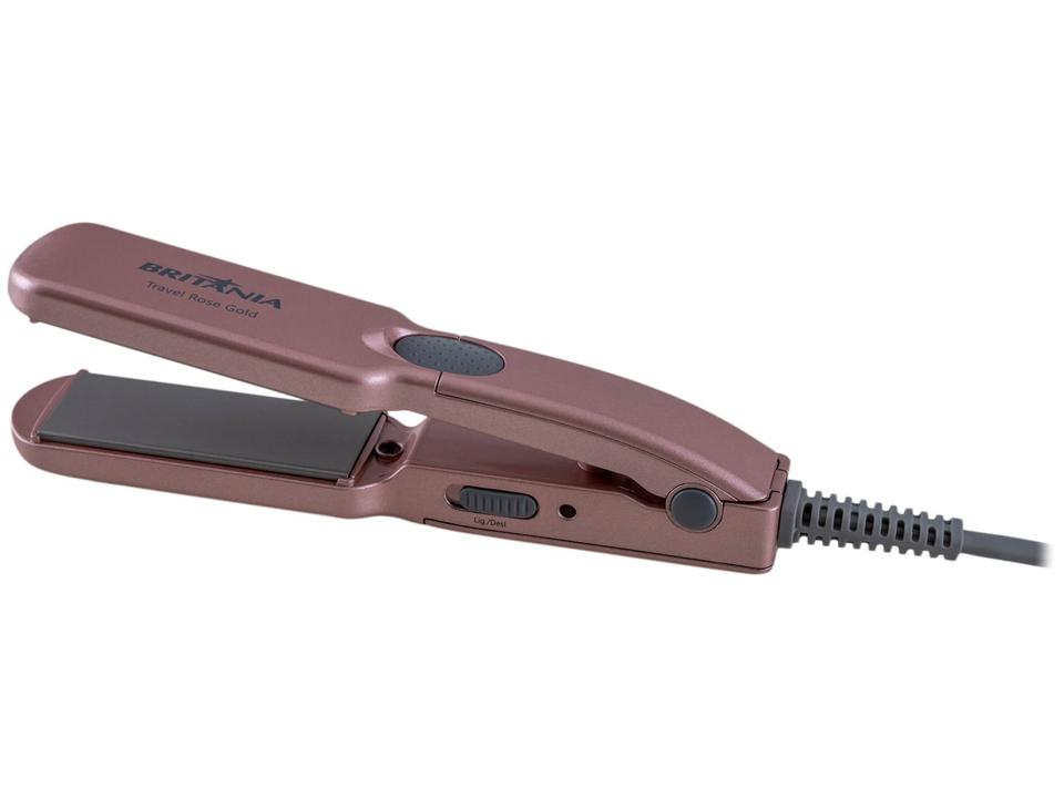 Kit Secador e Chapinha Britânia Travel Rose Gold - 7