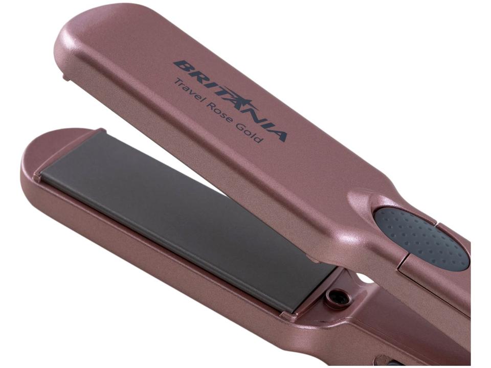 Kit Secador e Chapinha Britânia Travel Rose Gold - 11
