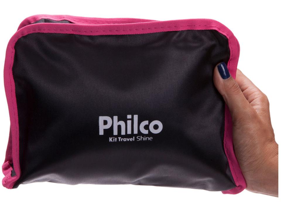 Kit Secador e Chapinha de Viagem - Philco Travel Shine - Bivolt - 19