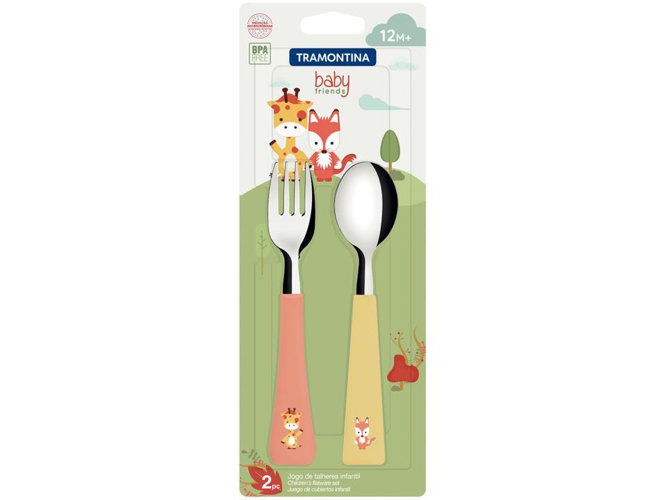 Kit Talher Infantil Tramontina Girafa e Raposa - 2