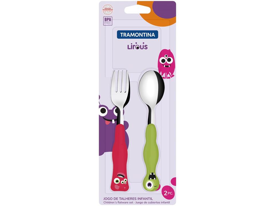 Kit Talher Infantil Tramontina Lirous Colorido - 2
