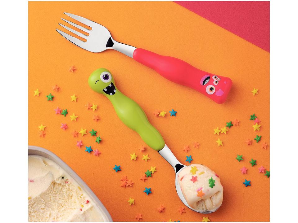 Kit Talher Infantil Tramontina Lirous Colorido - 1