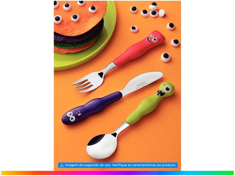 Kit Talher Infantil Tramontina Lirous Colorido - 1