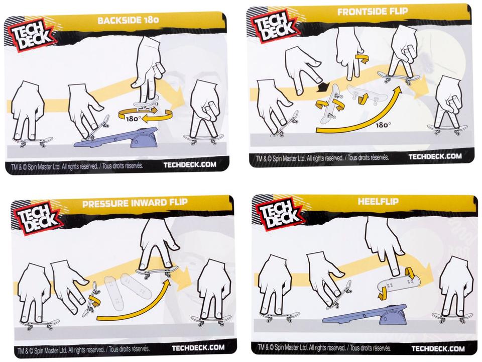 Kit Tech Deck Skate de Dedo com Obstáculo Sunny - 15