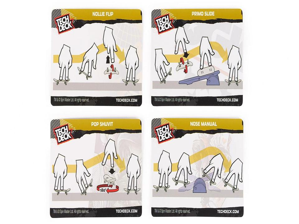 Kit Tech Deck Skate de Dedo com Obstáculo Sunny - 19