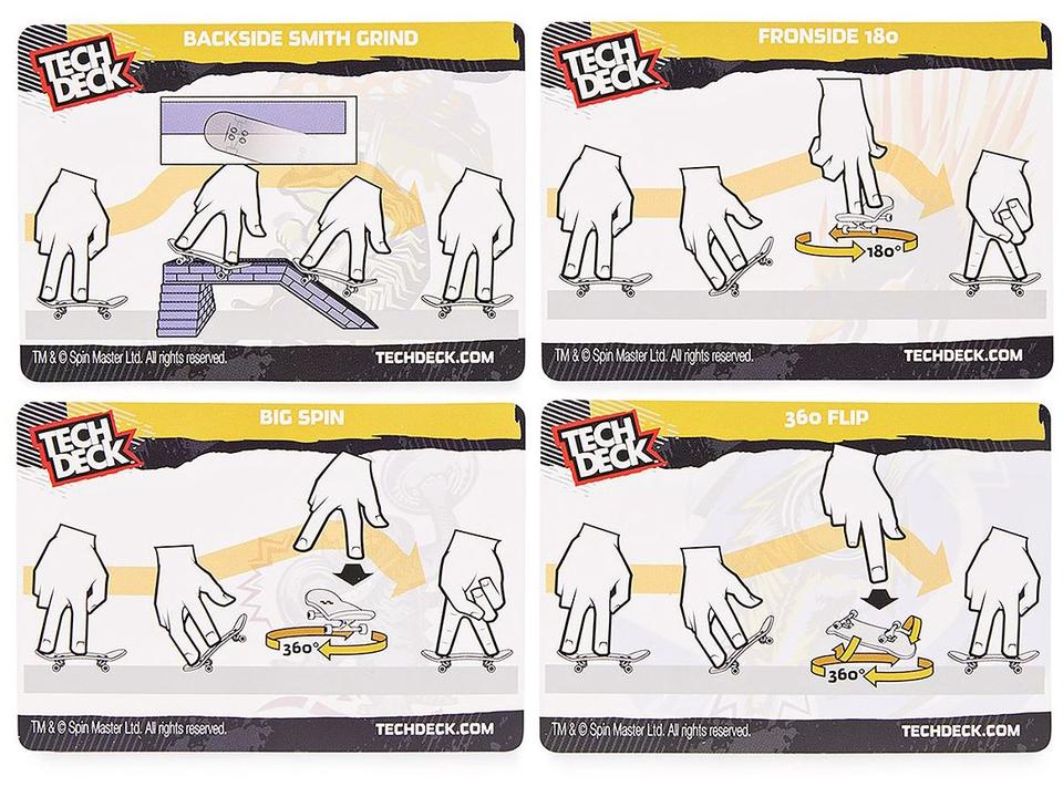 Kit Tech Deck Skate de Dedo com Obstáculo Sunny - 17