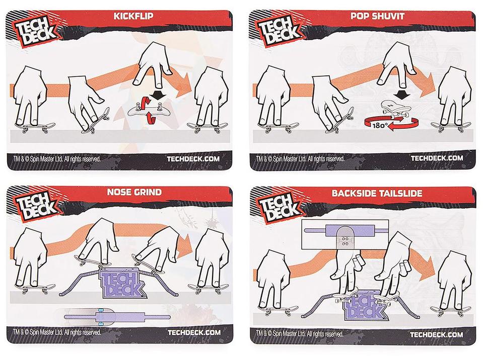 Kit Tech Deck Skate de Dedo com Obstáculo Sunny - 16