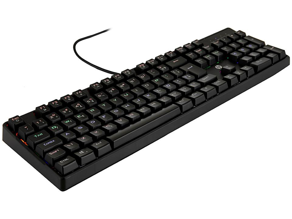 Kit Teclado e Mouse Gamer HP GM200 - 2