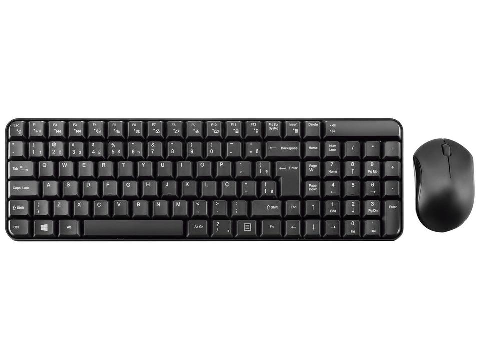 Kit Teclado e Mouse Sem Fio Multilaser - TC183 - 1