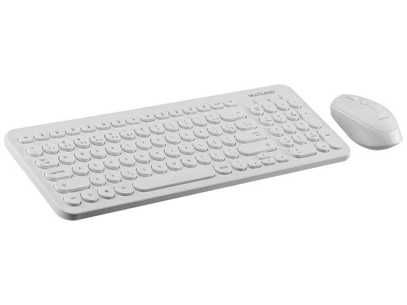 Kit Teclado e Mouse sem Fio Multilaser - 3