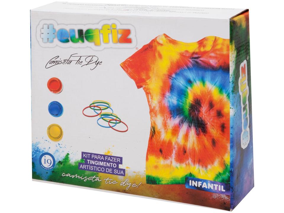 Kit Tie Dye com Camiseta Infantil euquefiz - i9 Brinquedos