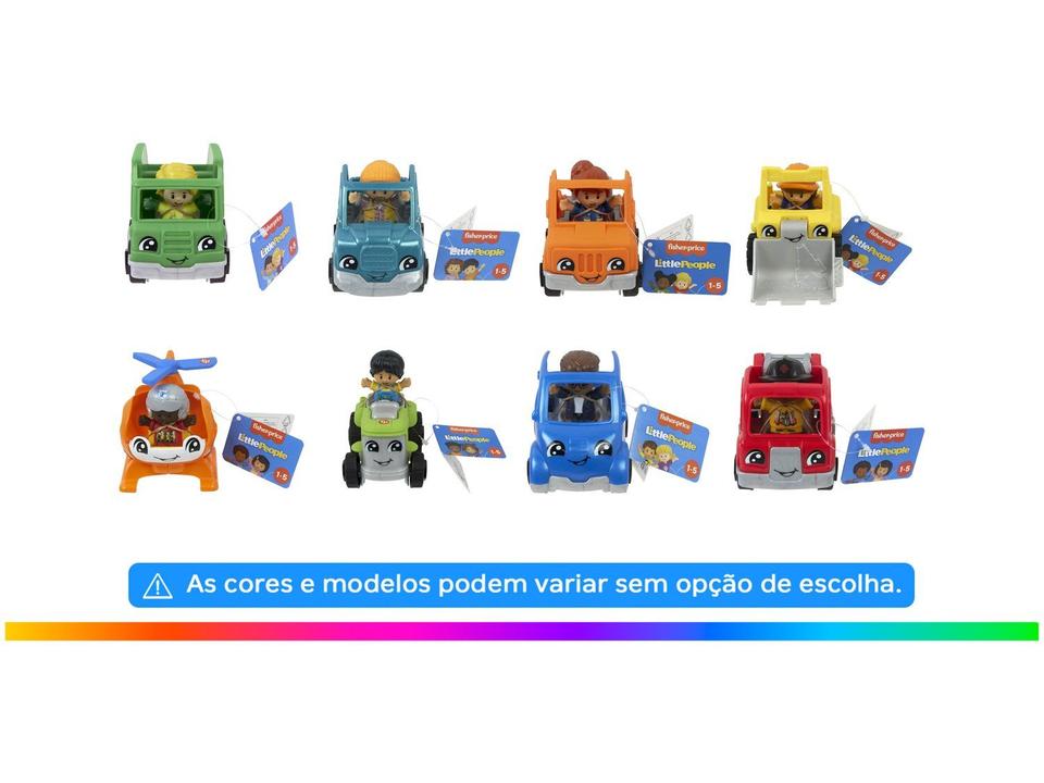 Kit Veículos Pequenos Little People Mattel - 1