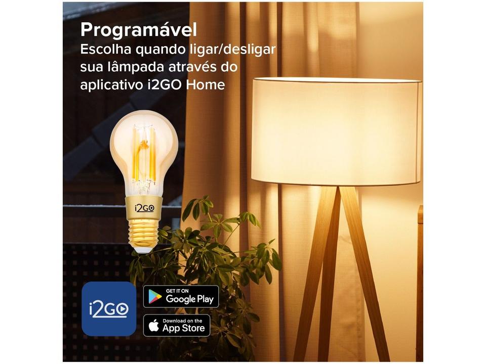 Lâmpada Inteligente i2GO E27 Amarela 7W - 2