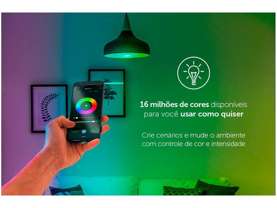 Lâmpada Inteligente Intelbras Wi-Fi RGB E27 - Dimerizável 10W Izy EWS 410 compatível com Alexa - 4