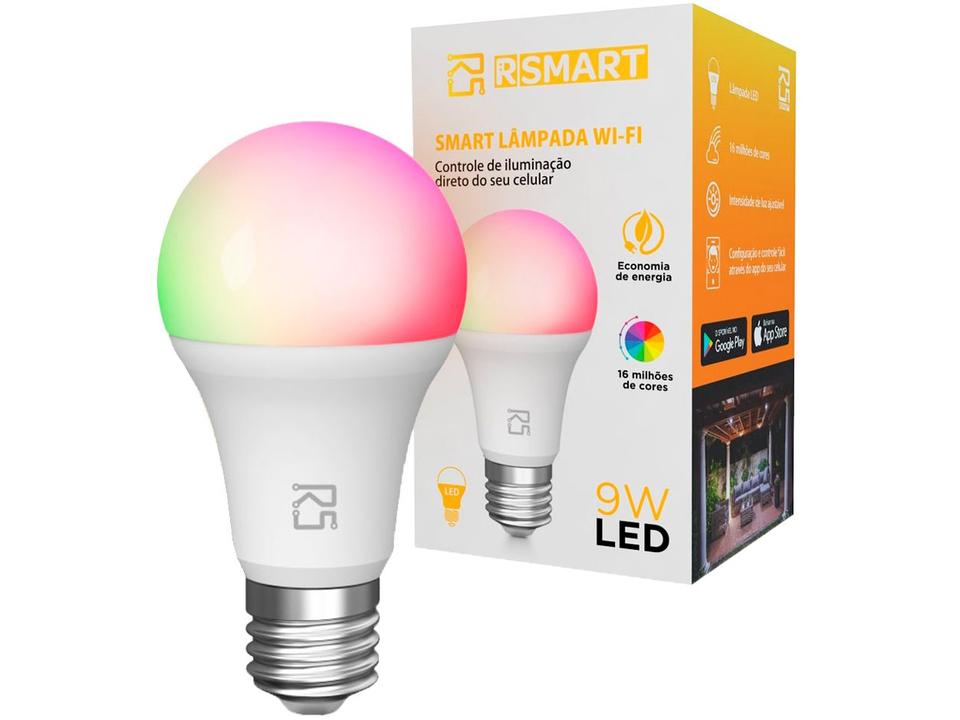 Lâmpada Inteligente RSmart E27 RGB 9W - 3
