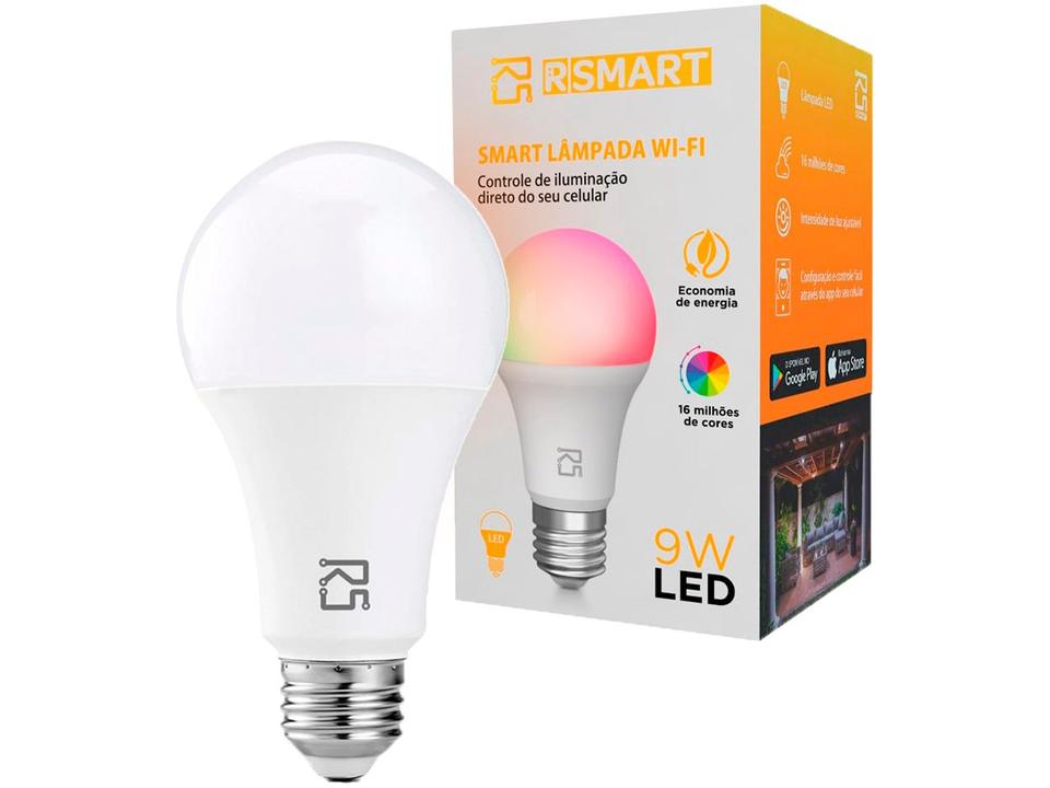 Lâmpada Inteligente RSmart E27 RGB 9W - 2