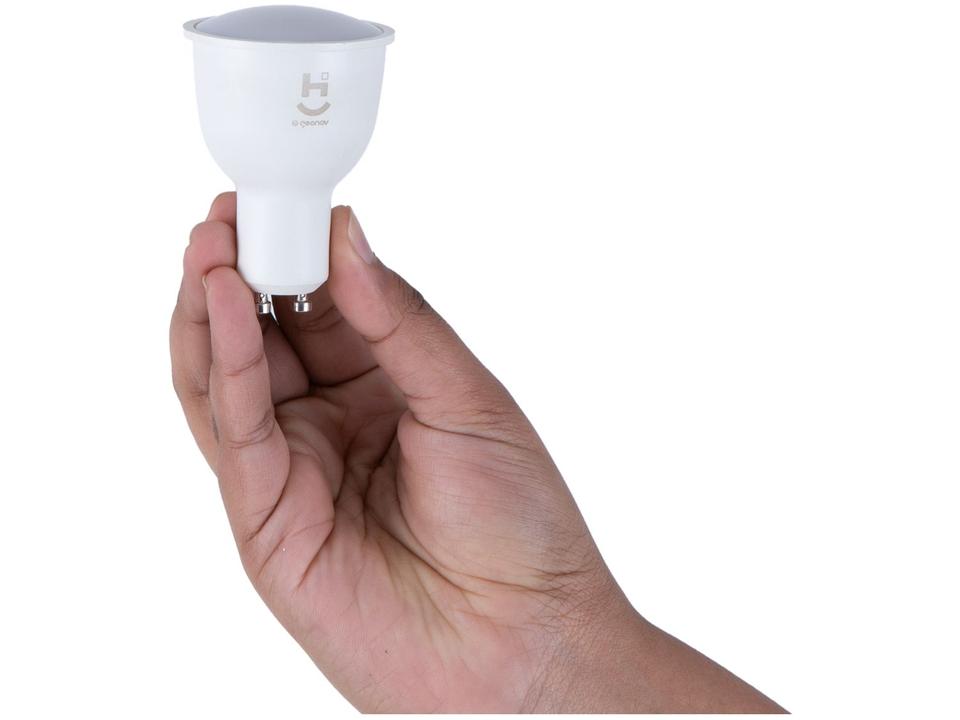 Lâmpada Smart Dicróica Geonav GU10 Branca Dimerizável 5W 2700K Hi HIG10QF - 3