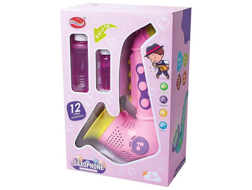 Lançador de Bolha Saxophone LP Toys 3 Peças - 3