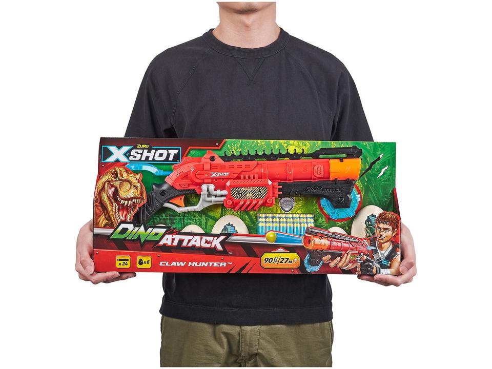 Lançador de Dardos Dino Attack Candide 30 Peças - 7