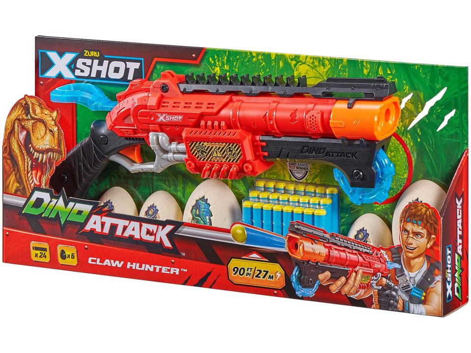Lançador de Dardos Dino Attack Candide 30 Peças - 8