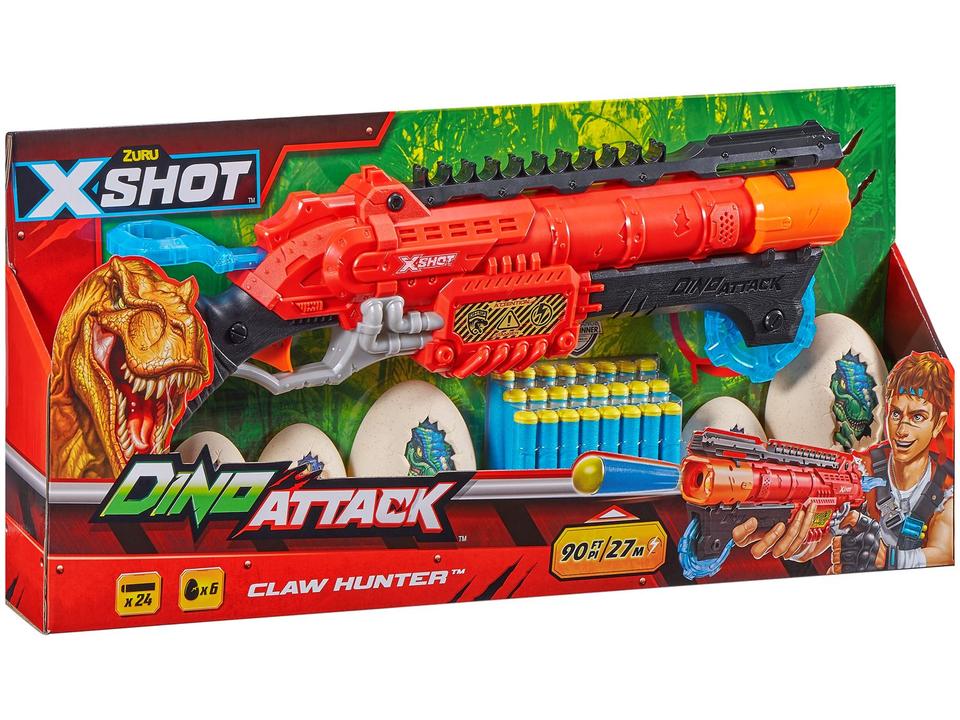Lançador de Dardos Dino Attack Candide 30 Peças - 10
