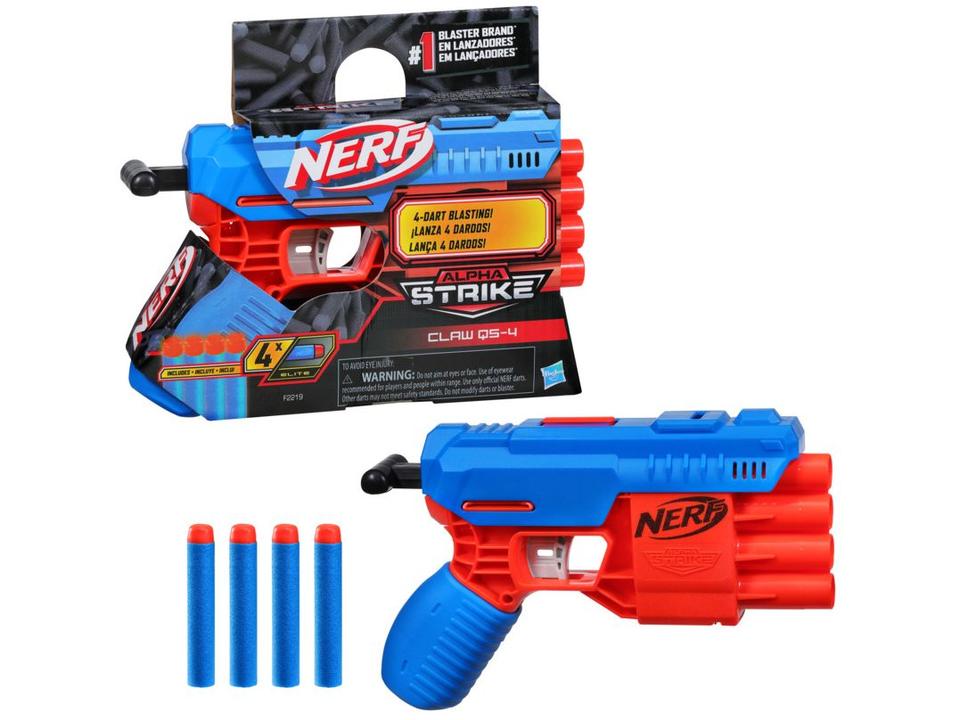Lançador de Dardos Nerf Alpha Strike Claw QS-4 - 2