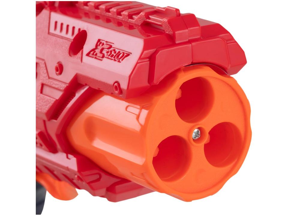 Lançador de Dardos X-Shot Red Mini TK3 3 Tiros - 7