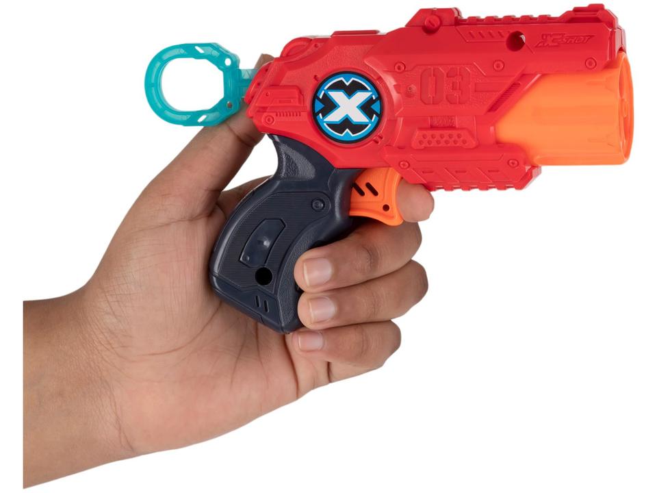 Lançador de Dardos X-Shot Red Mini TK3 3 Tiros - 9