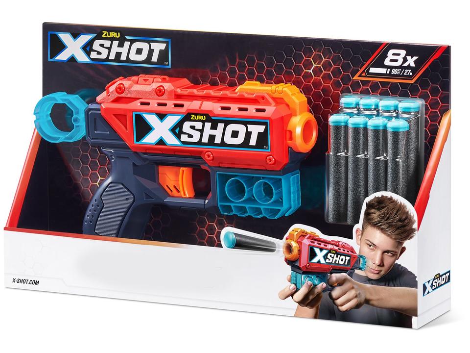 Lançador de Dardos X-Shot Red Recoil Candide - 4
