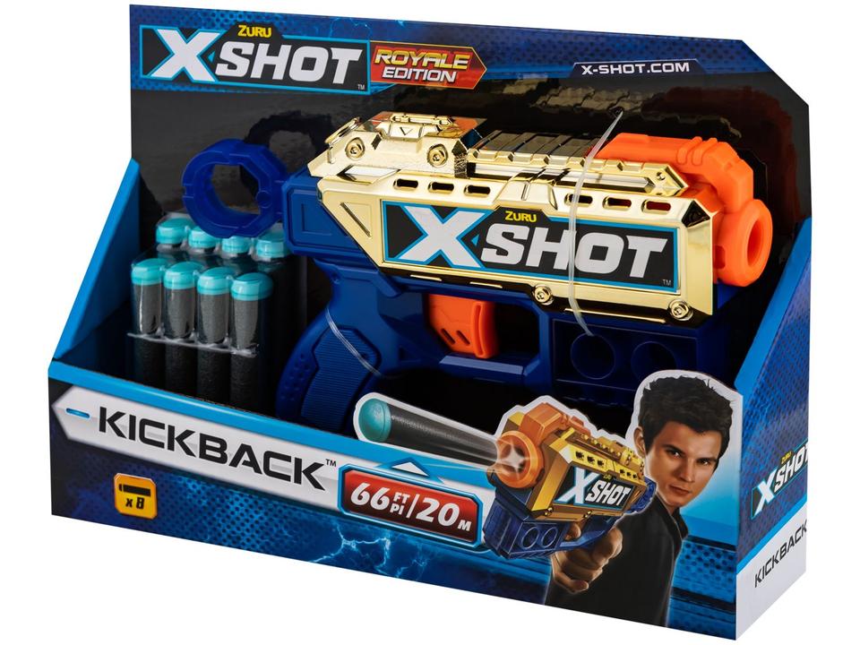 Lançador de Dardos X-Shot Royale Kickback - 12