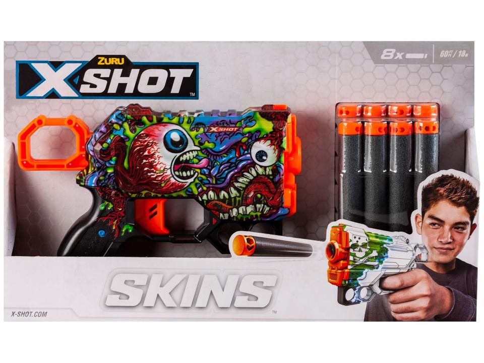 Lançador de Dardos X-Shot SKINS Menace - 12