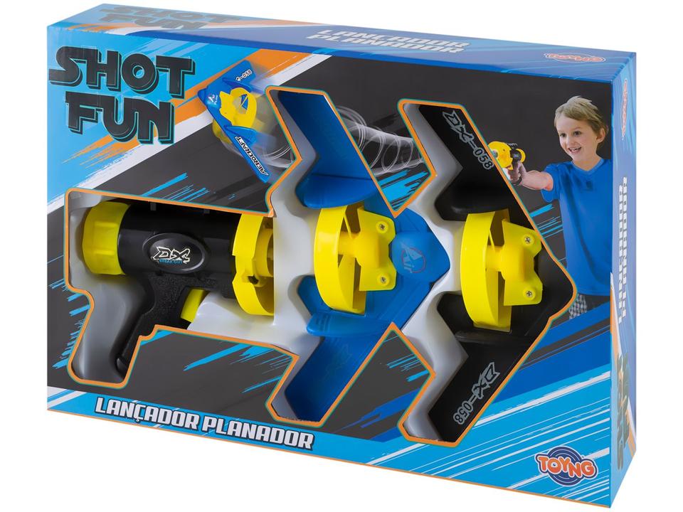 Lançador Planador Shot Fun Toyng 3 Peças - 11