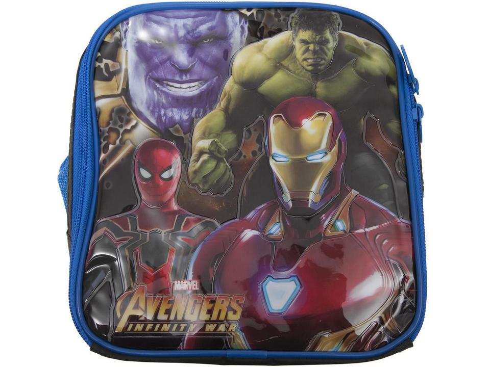 Lancheira Infantil Escolar Marvel - Avengers Infinity War Xeryus 96.201 - 1
