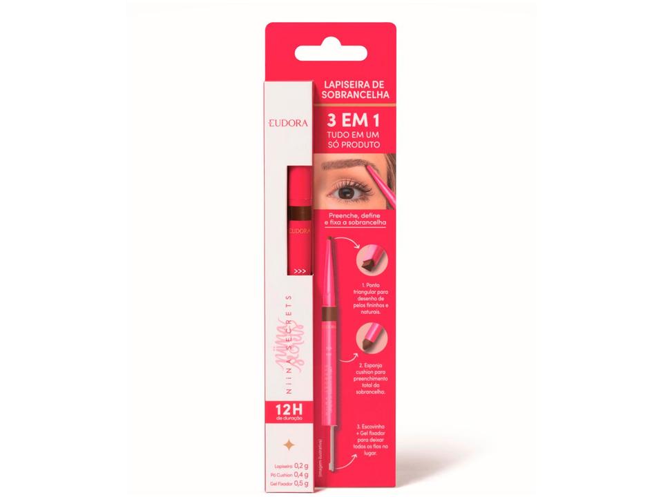 Lapiseira de Sobrancelhas Eudora Clara Niina Secrets 3 em 1 - 7