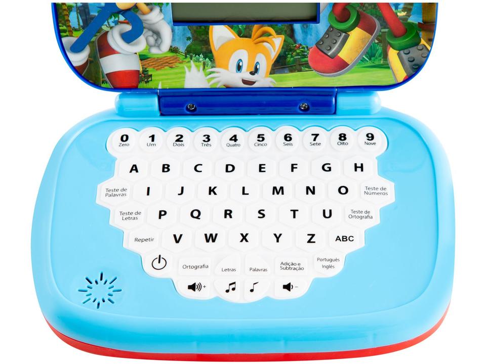 Laptop Infantil Sonic Bilingue Emite Som Candide - 4