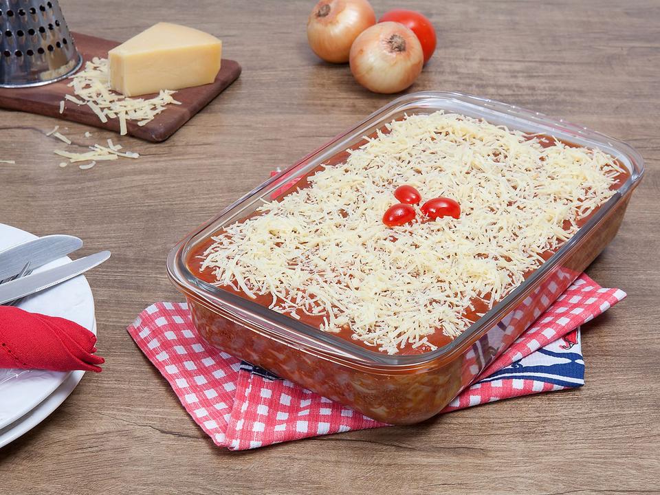 Lasanheira de Vidro Retangular 3,7L - 1