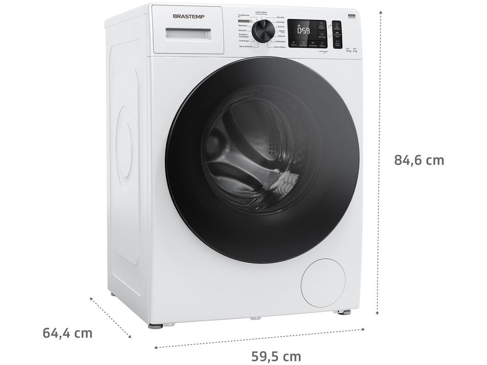 Lava e Seca Brastemp 10Kg BNO10AB Inverter Quente - 7