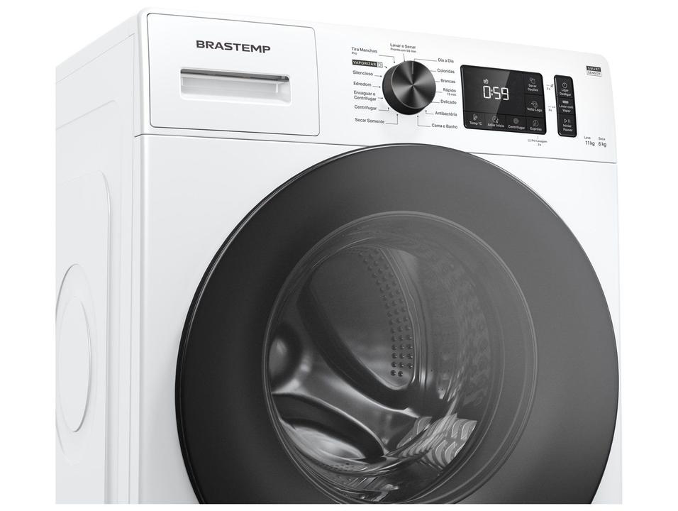 Lava e Seca Brastemp 11kg BNO11AB Inverter  Água Quente e Fria Branca - 7