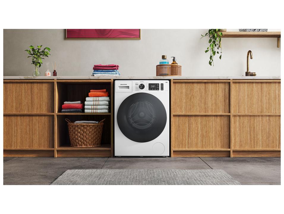 Lava e Seca Brastemp 11kg BNO11AB Inverter  Água Quente e Fria Branca - 1