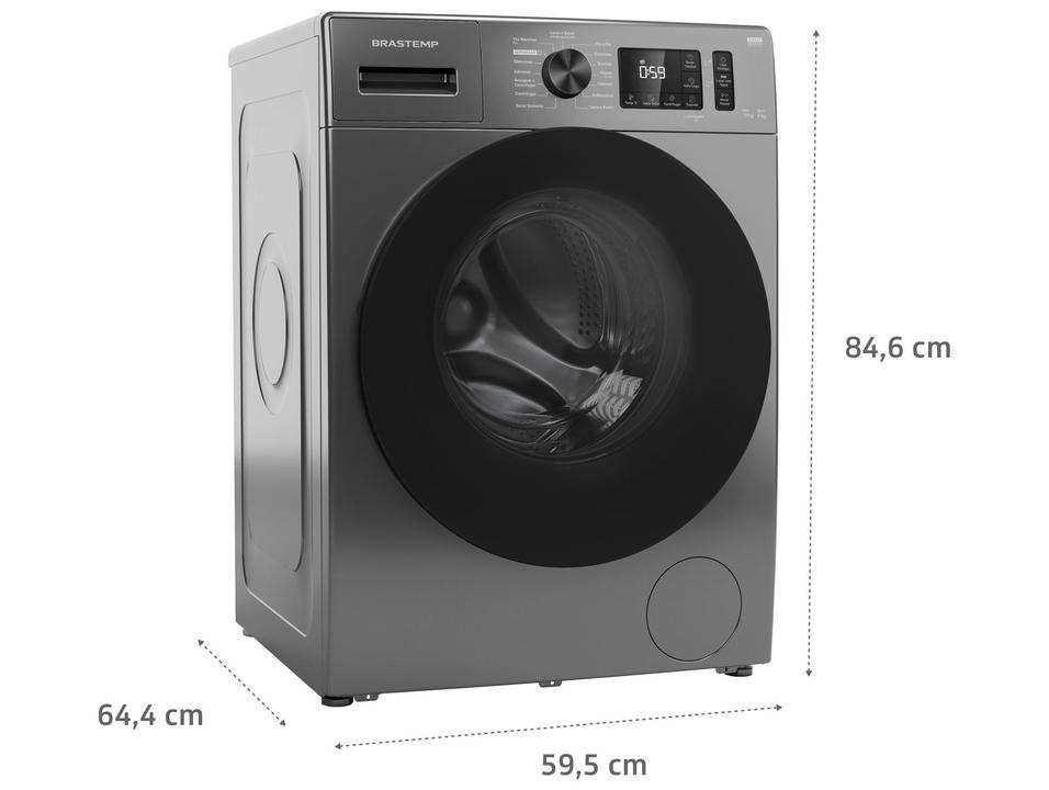 Lava e Seca Brastemp 11kg BNO11AS Inverter Água Quente e Fria Branca - 13