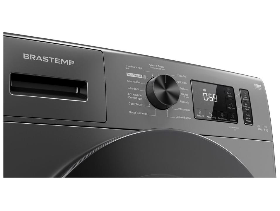 Lava e Seca Brastemp 11kg BNO11AS Inverter Água Quente e Fria Branca - 9