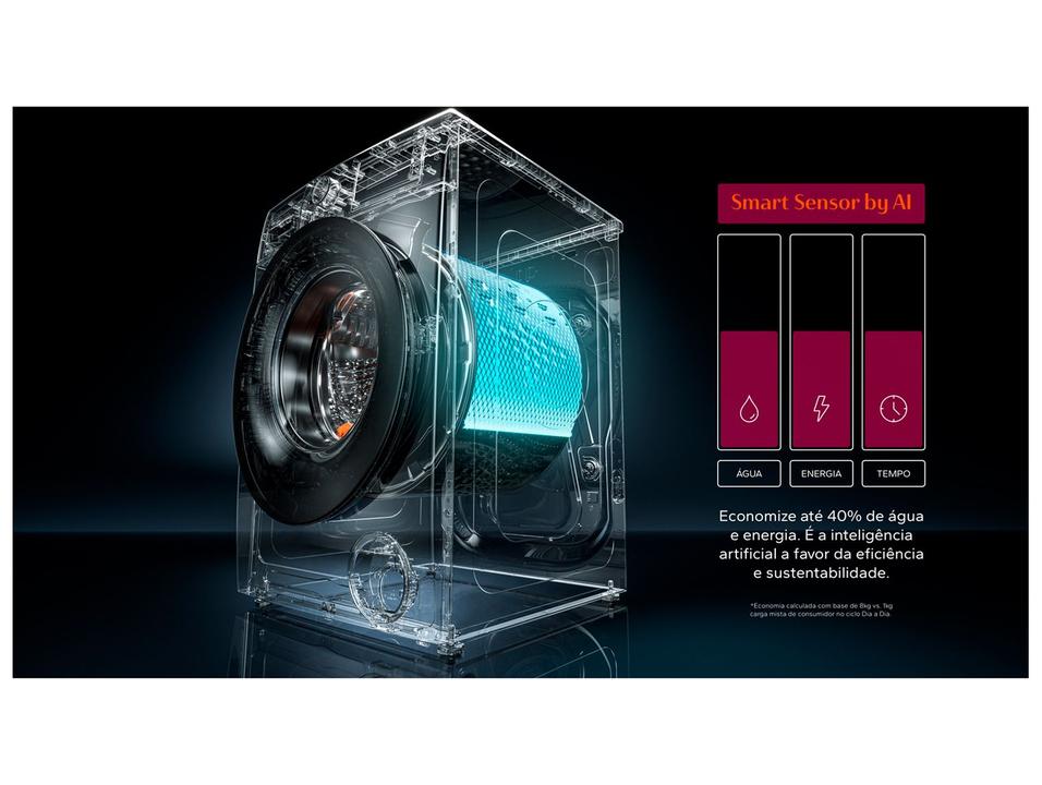 Lava e Seca Brastemp 11kg BNO11AS Inverter Água Quente e Fria Branca - 11