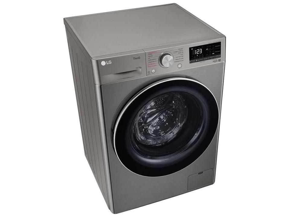 Lava e Seca LG 12kg Smart VC4 CV5012PC4 com Inteligência Artificial Água Quente e Fria Prata - 21