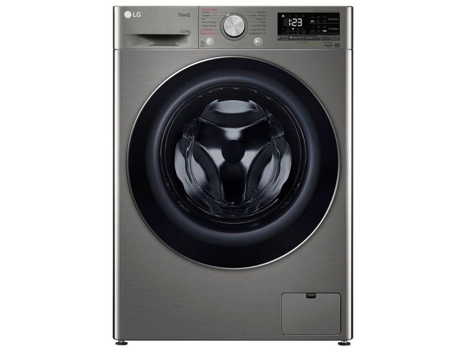Lava e Seca LG 12kg Smart VC4 CV5012PC4 com Inteligência Artificial Água Quente e Fria Prata - 13