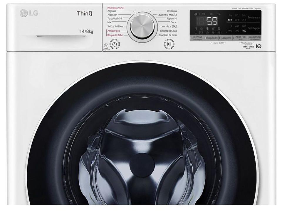 Lava e Seca LG 14kg Smart Smart VC4 CV5014WC4 com - 21