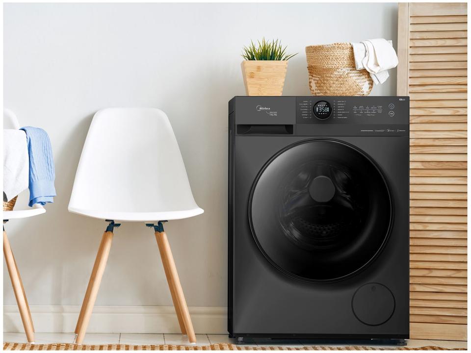 Lava e Seca Midea 13kg HealthGuard Smart Inverter Água Fria e Quente Titanium - 1