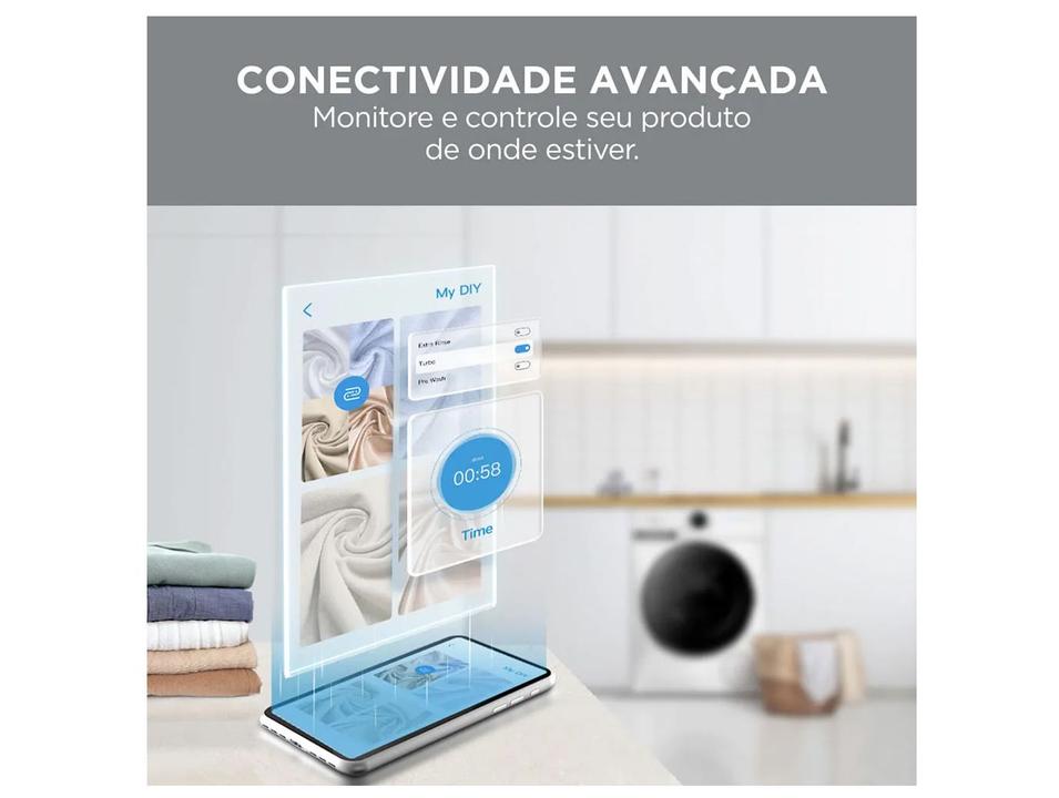 Lava e Seca Midea Slim 11kg HealthGuard Smart Inverter Água Fria e Quente Branca MF201D110WB/WK-01 - 5