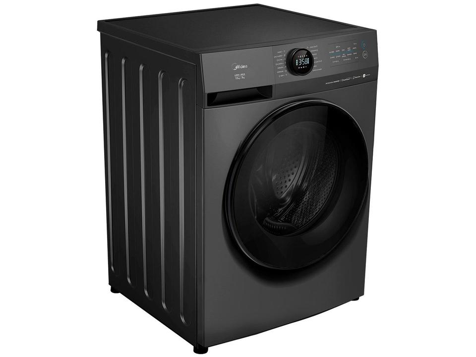 Lava e Seca Midea Slim 11kg HealthGuard Smart Inverter Água Fria e Quente Titanium MF201D110WBGK01 - 9