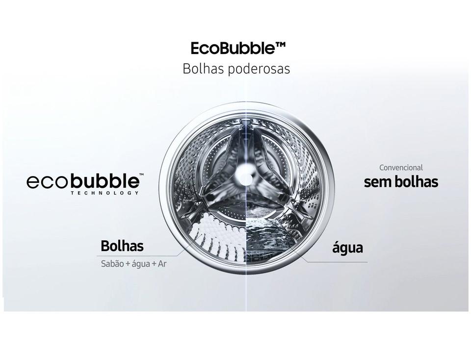 Lava e Seca Samsung 11kg Inverter 3 em 1 Água Fria WD11A4453BX - 4